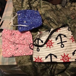 Drawstring homemade bags